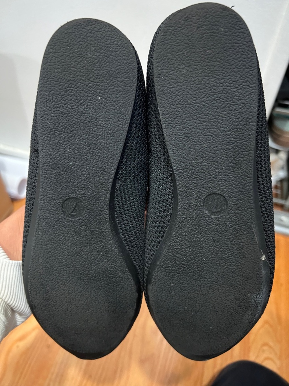 a new day Black Pointed Knit Ballet Flats - Picture 2 of 2
